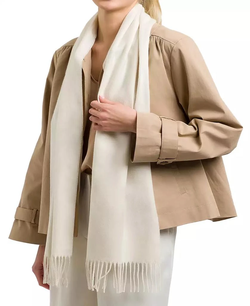 Fraas Women's Twisted Fringe Solid Color Muffler Scarf 1