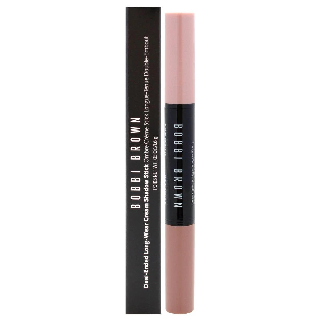 Bobbi Brown Dual-Ended Long-Wear Cream Shadow Stick - Pink Mercury Nude Beach by  for Women - 0.05 oz Eye Shadow 1