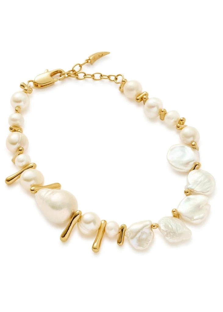 Missoma Mixed Pearl Statement beaded bracelet 4