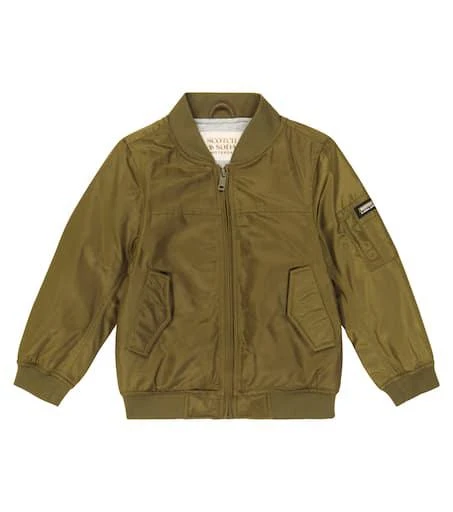 Scotch & Soda Embroidered reversible bomber jacket 1