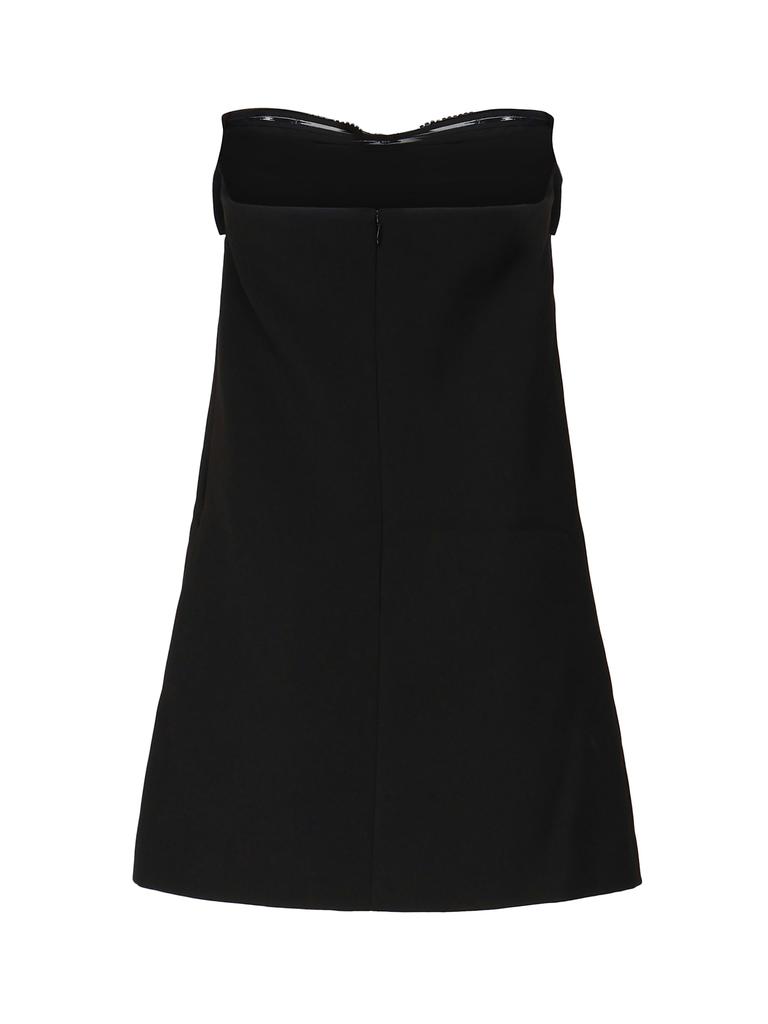【送料&関税込】self-portrait Crepe Wrap Mini Dress Self Portrait Women's Crepe Bow Mini Dress, Black, 2