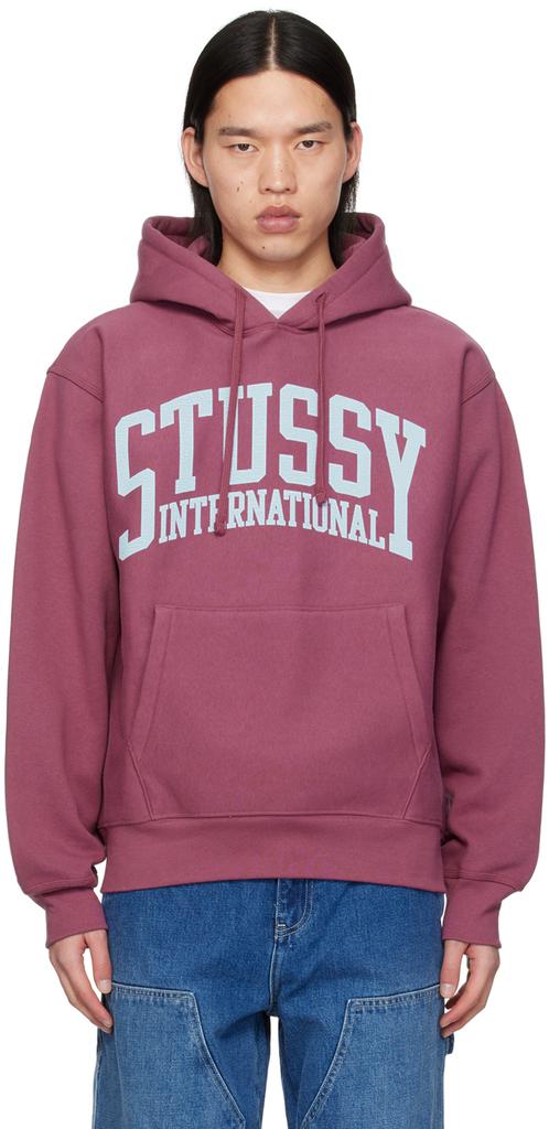 Stüssy Pink 'International' Hoodie
