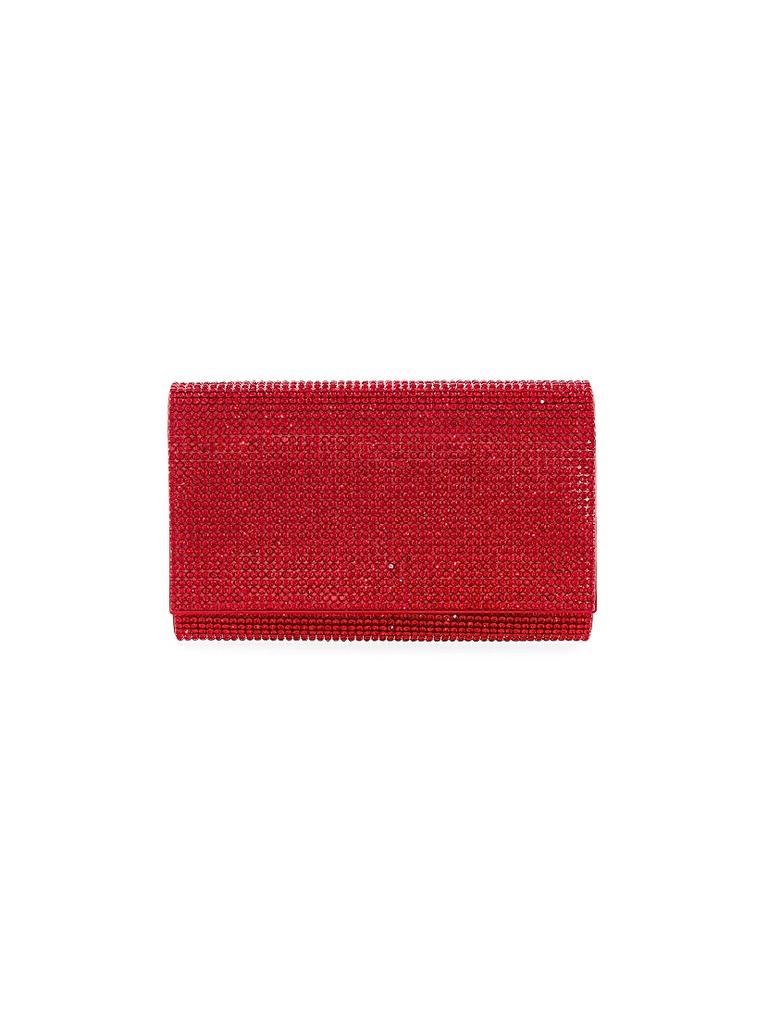 Judith Leiber Fizzy Crystal-Embellished Satin Clutch