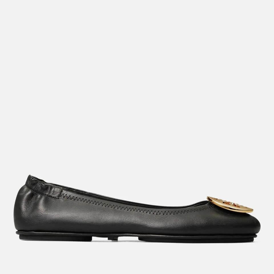 Tory Burch TORY BURCH WOMEN'S MINNIE LEATHER BALLET FLATS 1