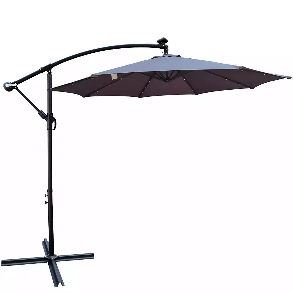 Streamdale Furniture Solar Umbrella with LED Lights
8 Ribs 6