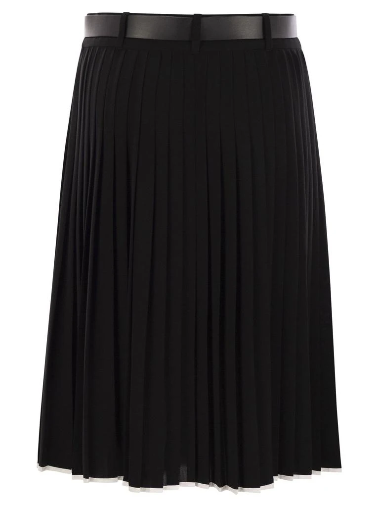 Max Mara Max Mara Studio Savana Belted Pleated Skirt 2
