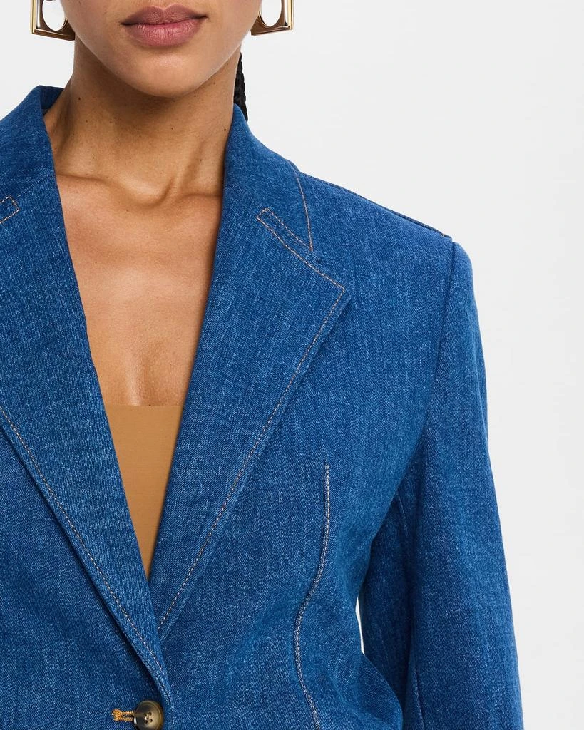 Paige Candace Denim Blazer 5