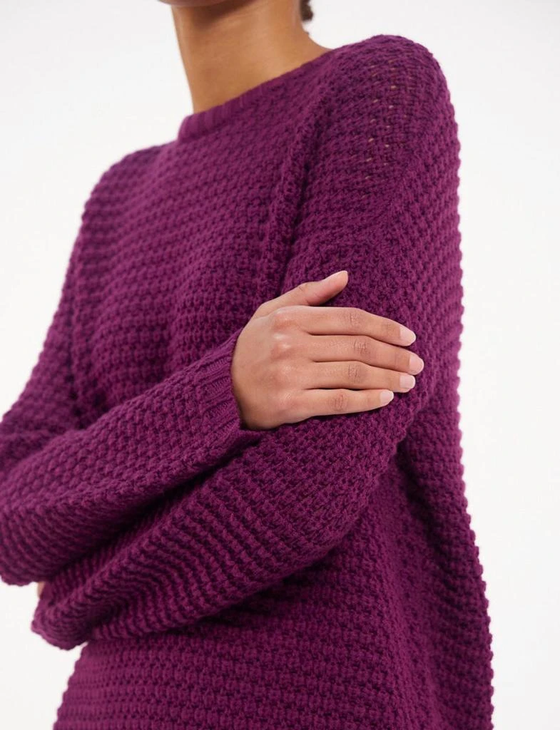 INES DE LA FRESSANGE PARIS Purple Silvia sweater 3