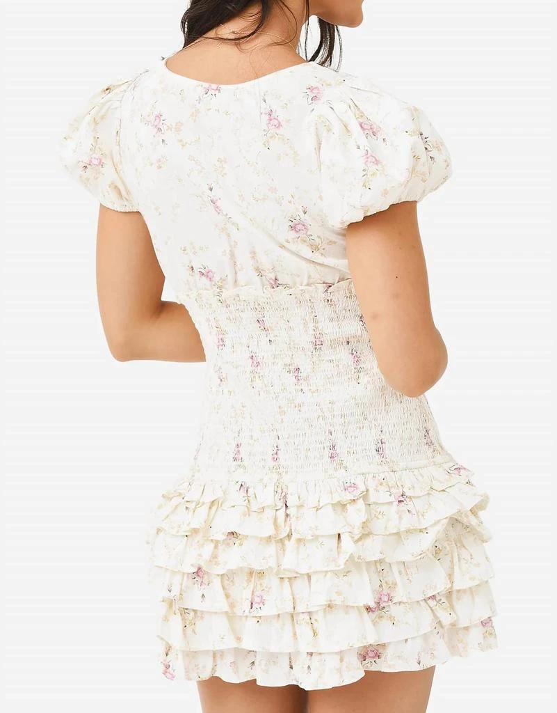 LOVESHACKFANCY Radia Dress In Pink Parasail 2