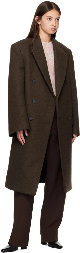 WARDROBE.NYC Brown Hailey Bieber Edition HB Coat 4