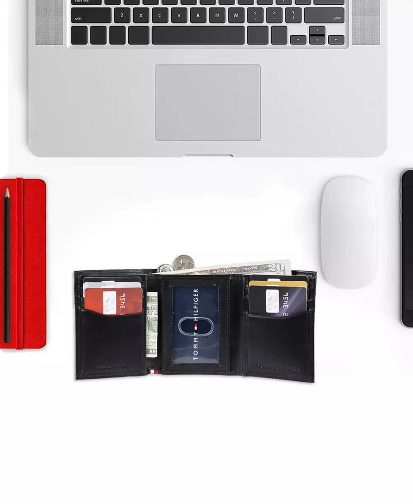 Tommy Hilfiger Men's Tri-Fold RFID Wallet 4