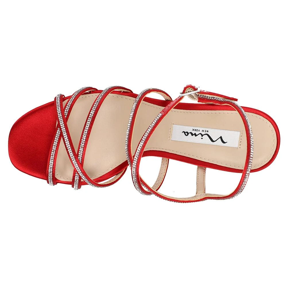 Nina Anna Rhinestone Strappy Sandals 4