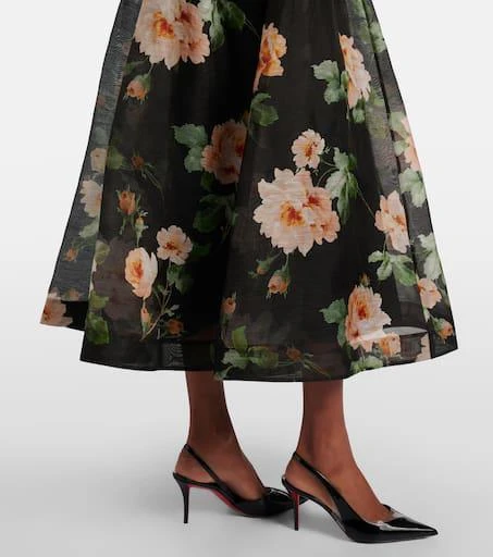 Zimmermann Luna linen and silk organza bustier dress 5