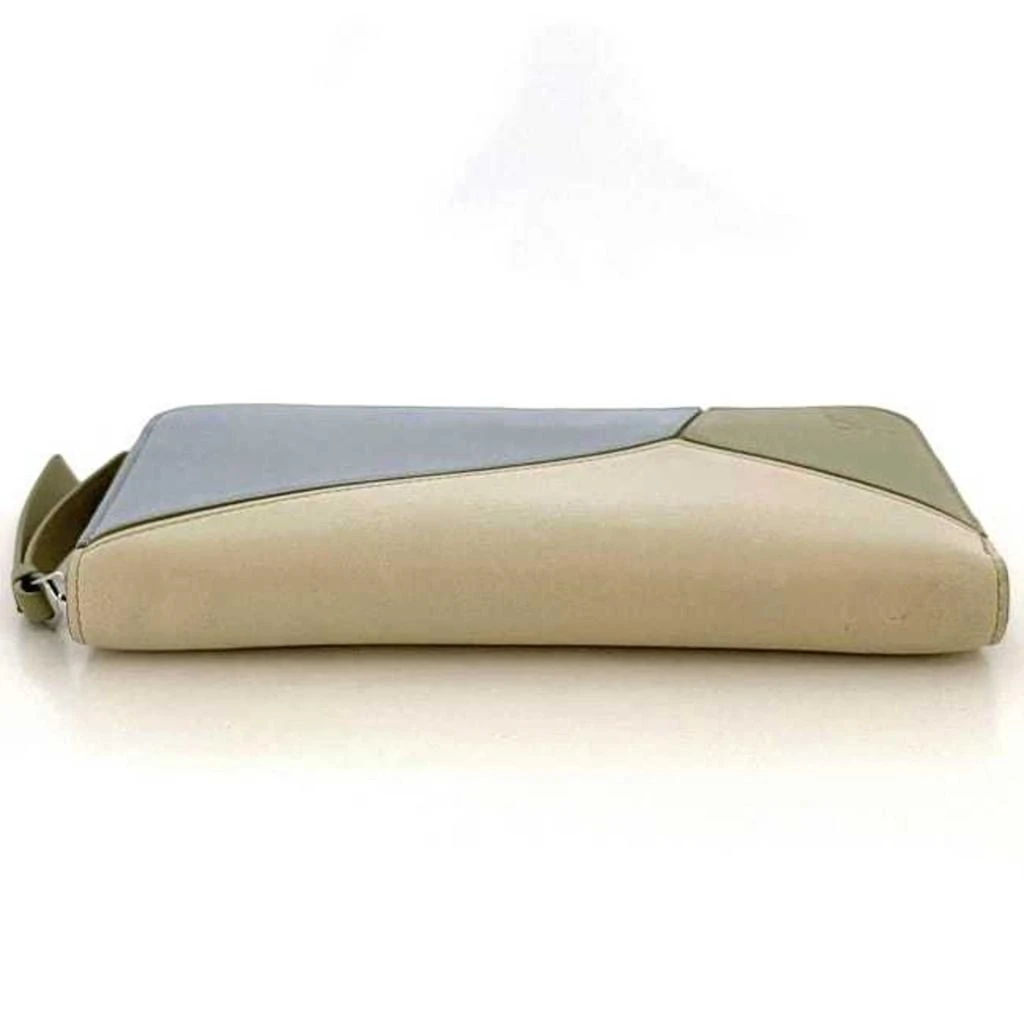 Loewe blue Leather Long Wallet (Bi-Fold) (Pre-Owned) 3