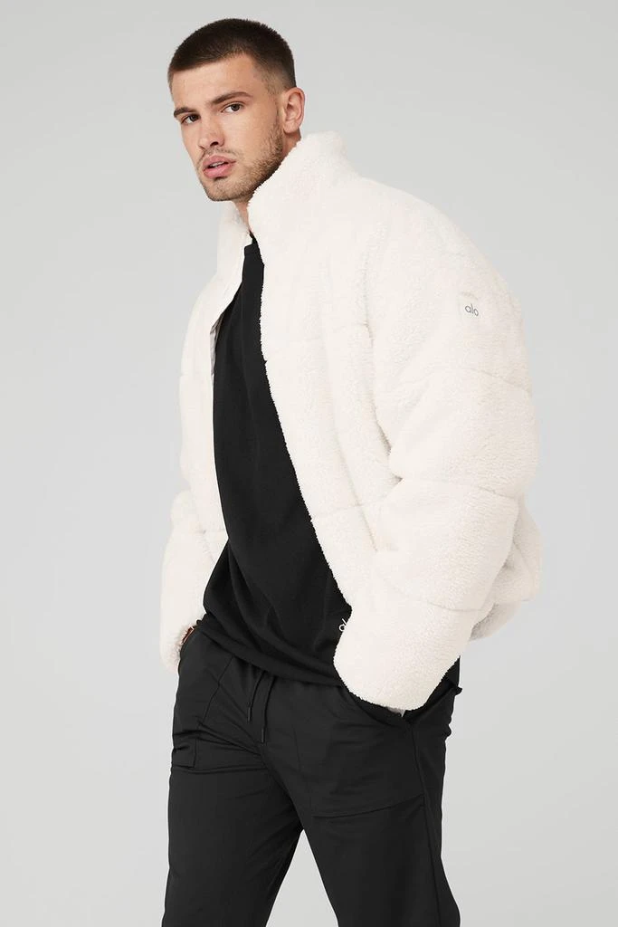 Alo Sherpa Stage Puffer - Ivory 3