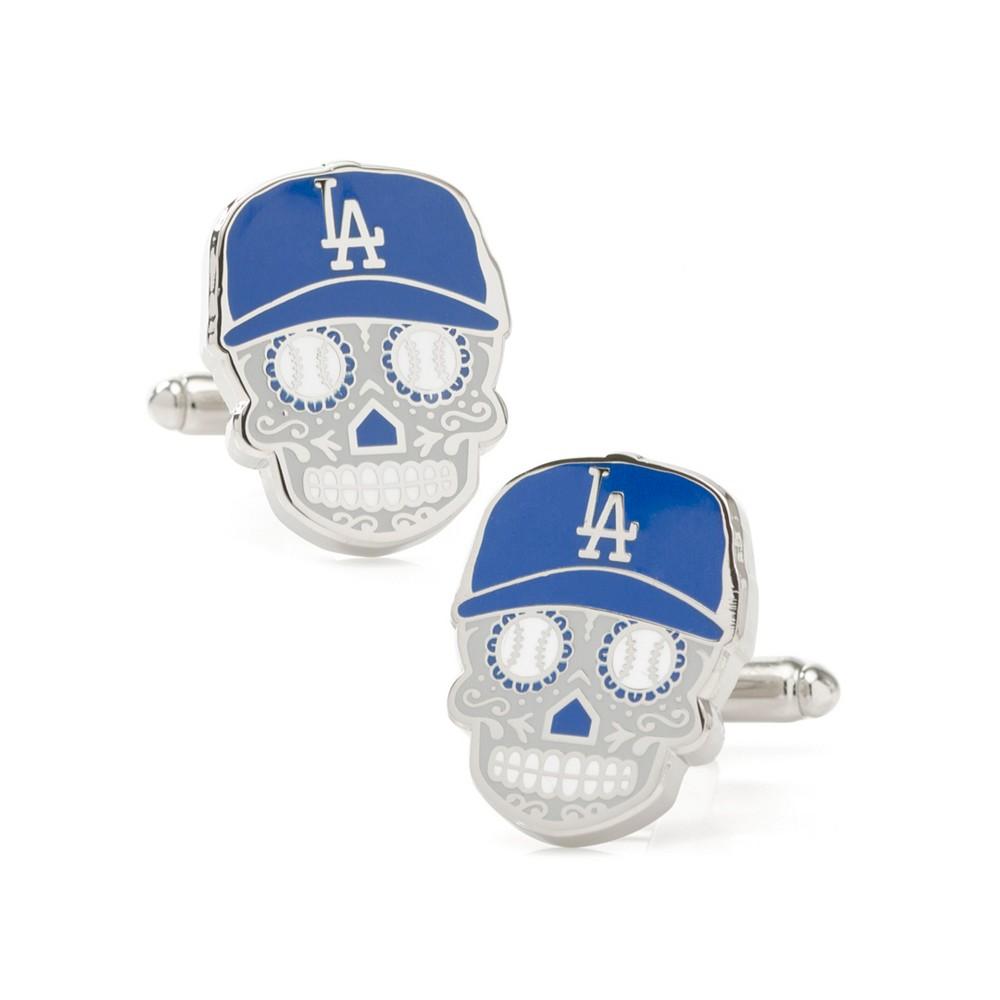 MLB Men's Los Angeles A Dodgers Sugar Skull Cufflinks