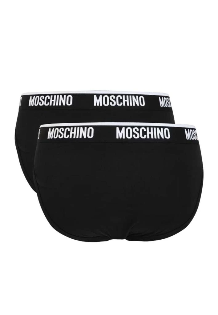 Moschino Moschino Logo Waistband Two Pack Briefs 2