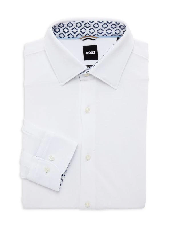 Hugo Boss C-HAL Knet Casual Fit Dress Shirt 1