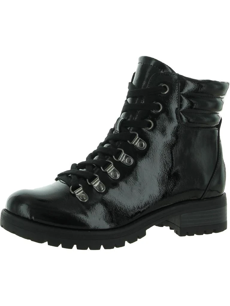 BC Footwear Other Side Womens Vegan Leather Ankle Combat & Lace-up Boots 1