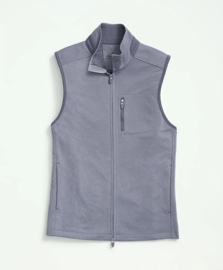 Brooks Brothers Performance Series Full-Zip Pique Vest 1