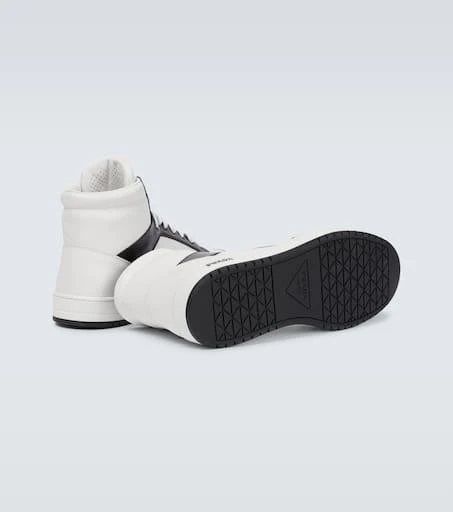 Prada High-top leather sneakers 7