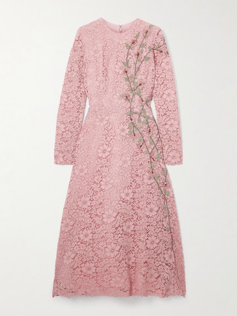 Shop PINK LACE TUBE LONGUETTE DRESS on Sale at BeyondStyle