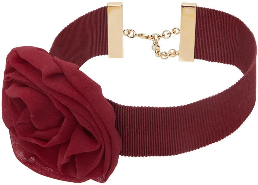 Blumarine Red Rose Choker 1