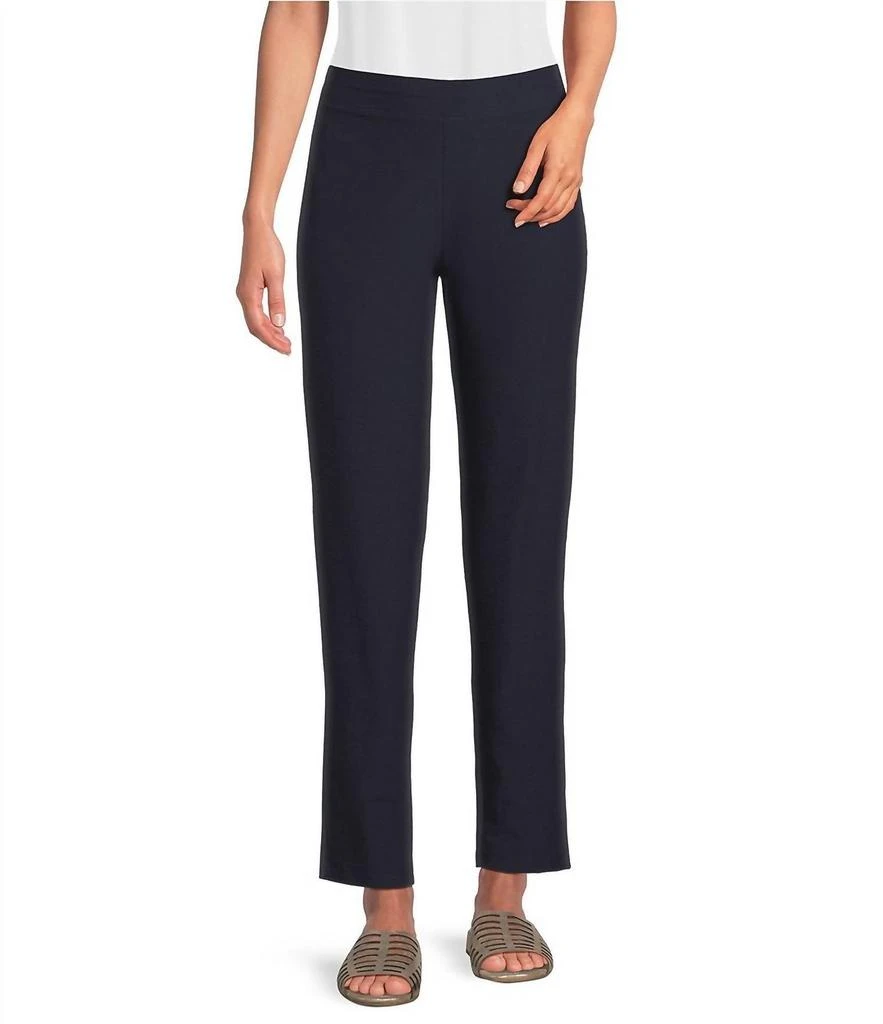 Eileen Fisher Women
s Slim Ankle Pant In Ink