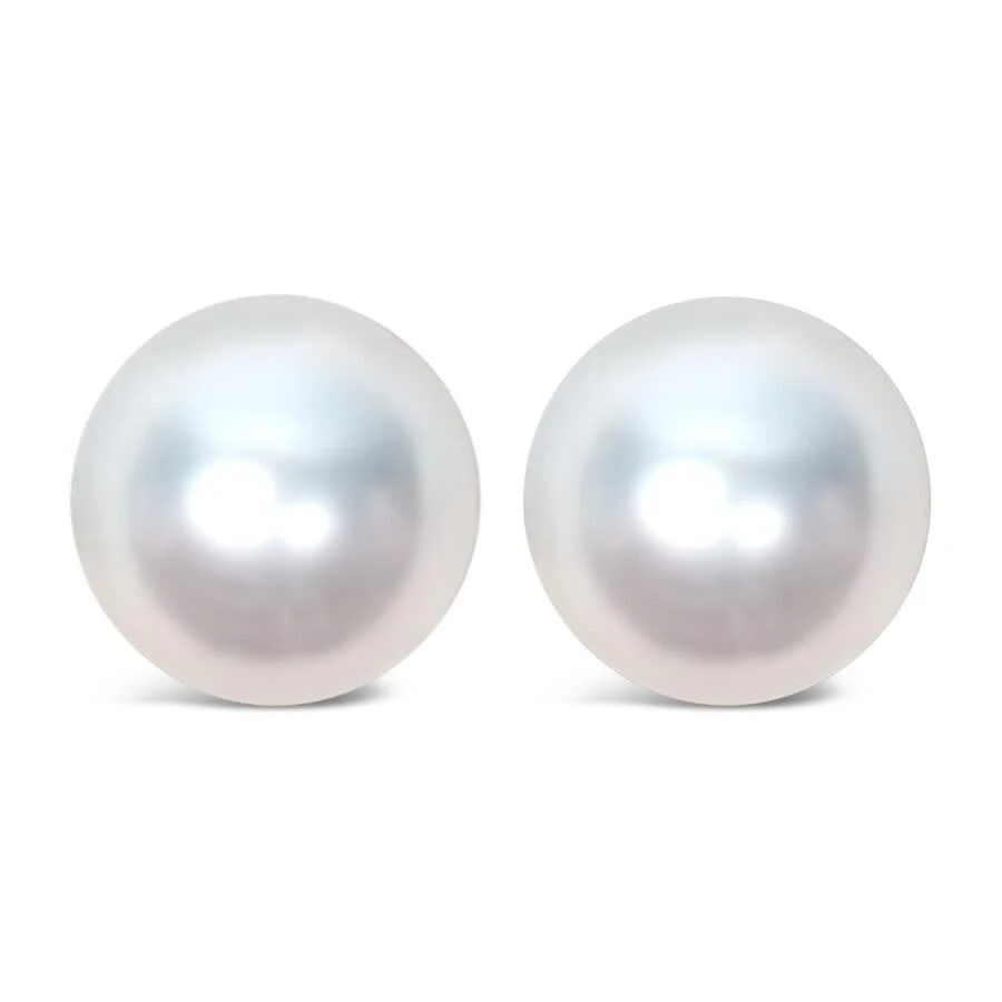 Haus Of Brilliance 14K Yellow Gold 6.5-7MM Cultured Freshwater Pearl Solitaire Stud Earrings 3