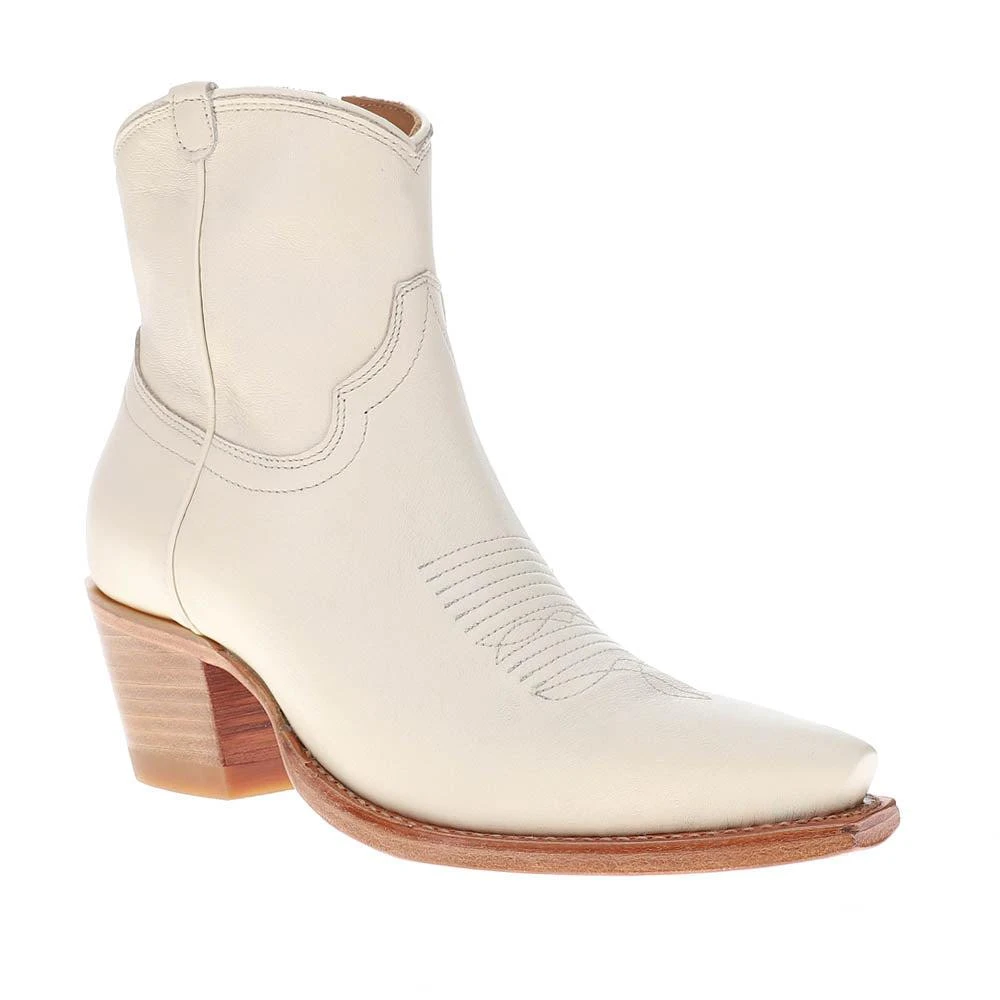 Tecovas Daisy Snip Toe Zippered Cowboy Booties 2