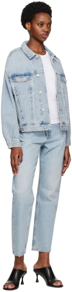 AGOLDE Blue Charli Oversized Denim Jacket 4