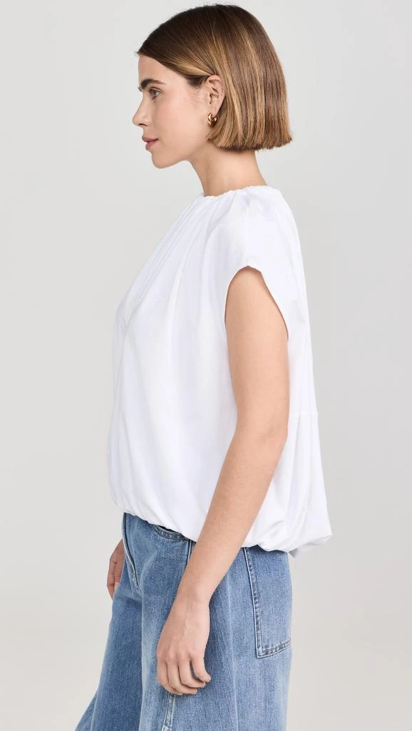 Tibi Shirred Neck Circular Tee 3