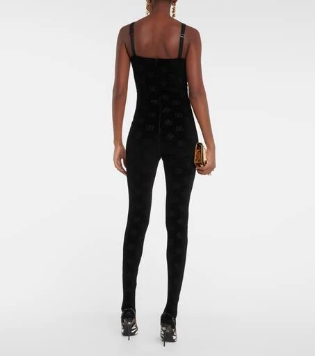 Dolce & Gabbana Logo cotton and silk jumpsuit 3