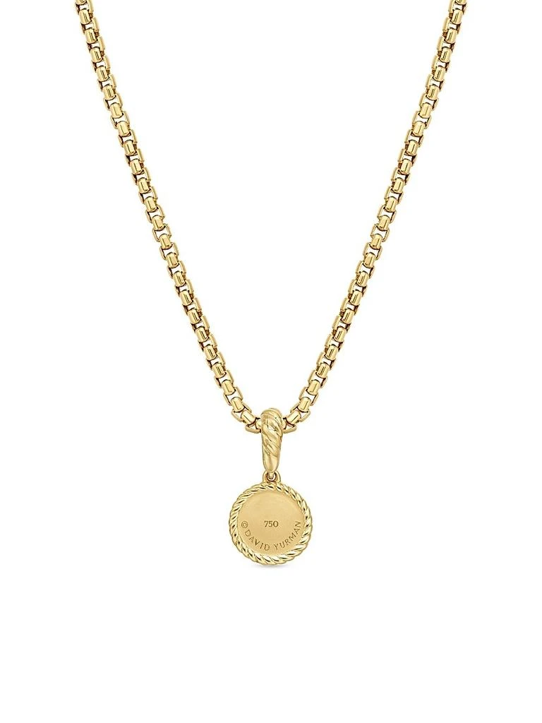 David Yurman Evil Eye Amulet in 18K Yellow Gold 4