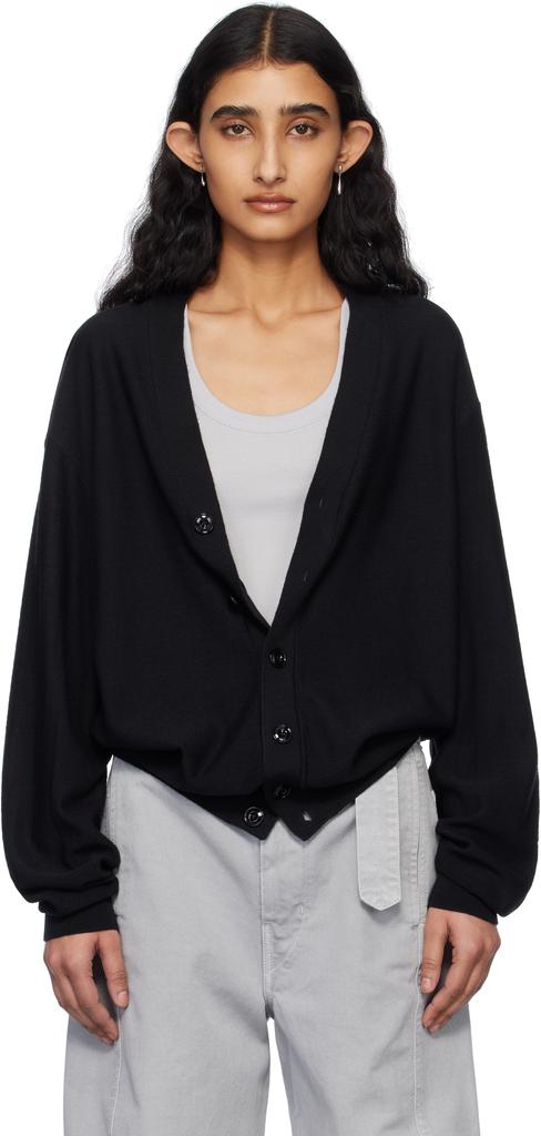 トップス lemaire twisted scarf cardigan Lemaire Gray Twisted Scarf Cardigan - Women's Cardigans