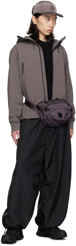 C.P. Company Purple Nylon B Crossbody Pouch - Shoulder Bags