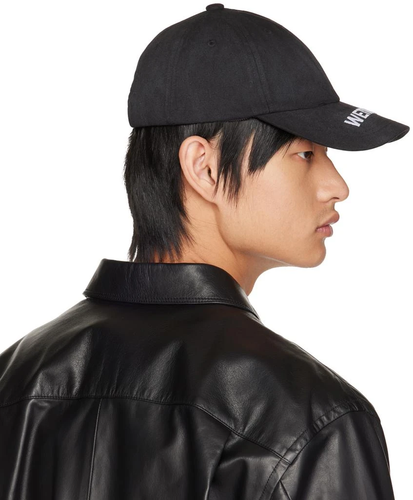 We11done Black Embroidered Cap 3