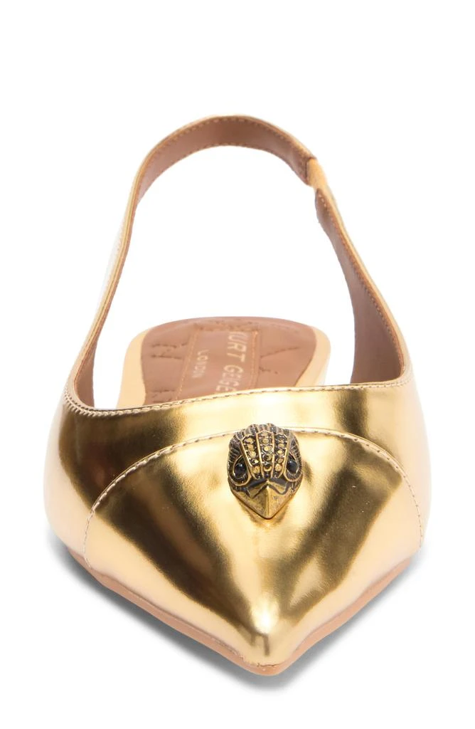 Kurt Geiger Belgravia Eagle Slingback Flat 3