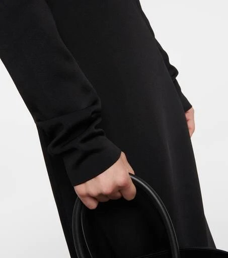 Salvatore Ferragamo Mockneck jersey midi dress 6