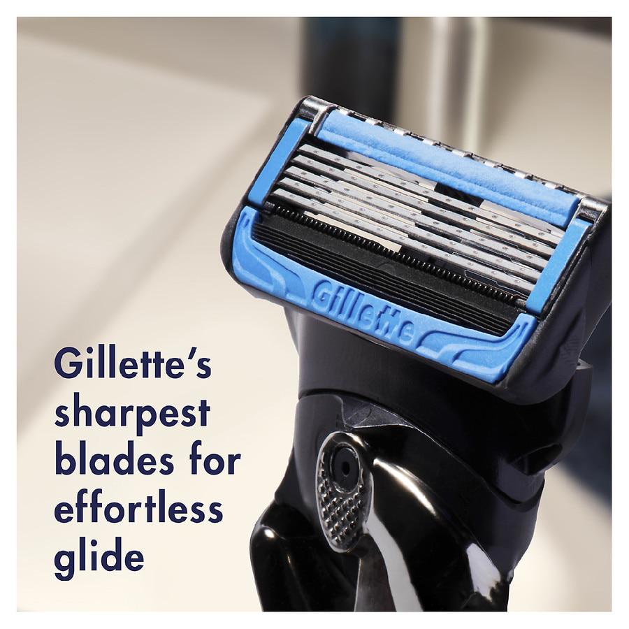 Gillette Chill Razor Refills, Razor Cartridges for Flexball Handle, 5-Blade Razor Blades No scent