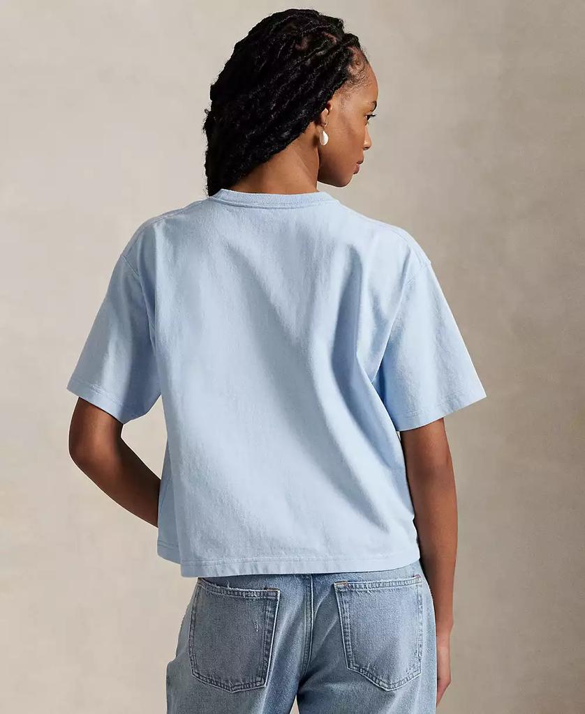 Ralph Lauren Women's Logo Cotton Jersey Crewneck Tee Cold