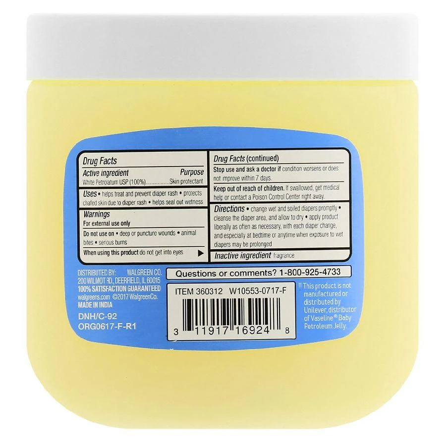 Walgreens Baby Petroleum Jelly Fresh 4