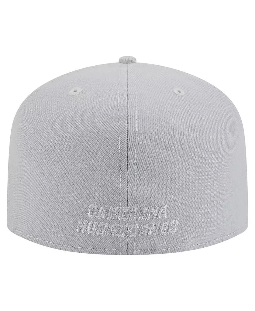 New Era Men's Gray Carolina Hurricanes Color Pack A-Frame 59FIFTY Fitted Hat 4