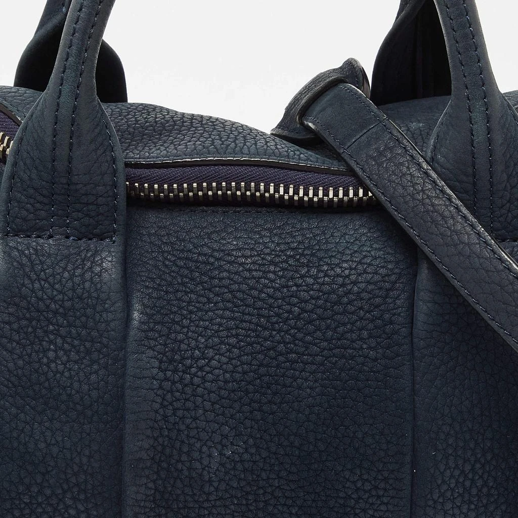 Alexander Wang Alexander Wang Blue Suede Rocco Bag 5