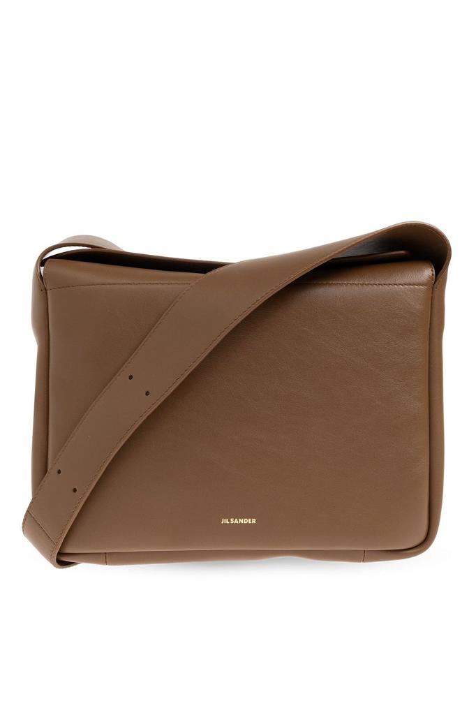 【JIL SANDER】Logo Leather Small Crossbody bag Latte Jil Sander - Small leather crossbody bag Jil Sander
