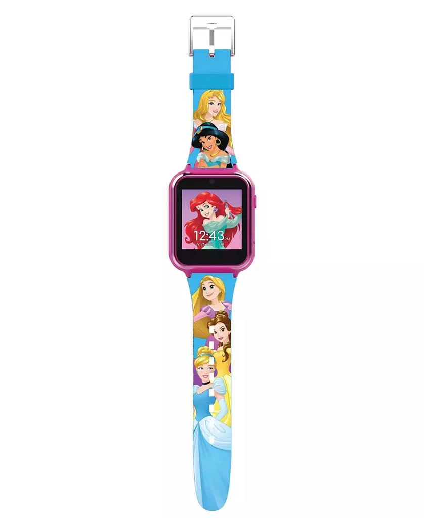 Accutime Disney Princess Kid's Touch Screen Pink Silicone Strap Smart Watch, 46mm x 41mm 3