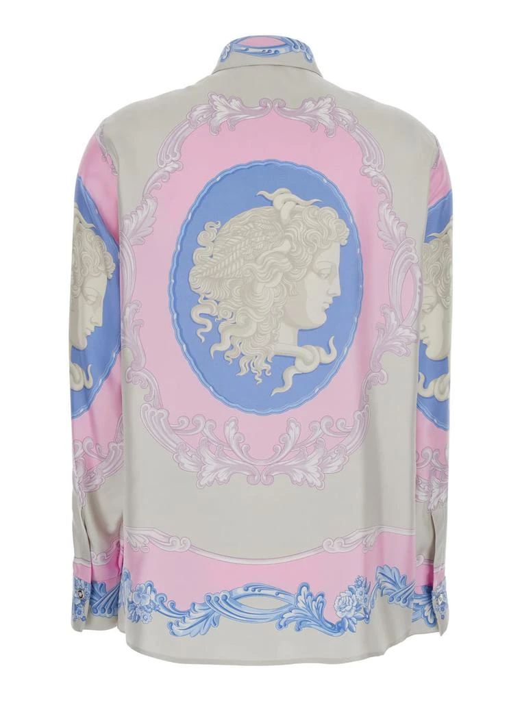 Versace Pink Silk Shirt 1