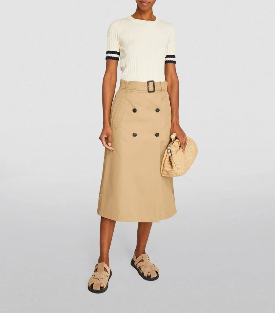Weekend Max Mara Trench Midi Skirt 2