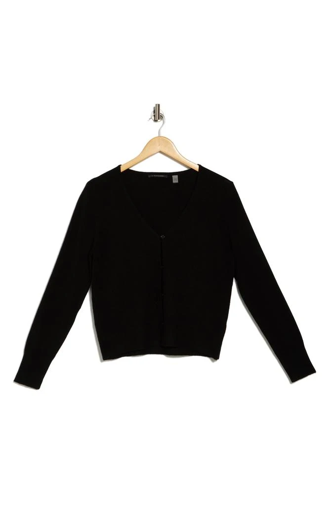 Tahari V-Neck Cashmere Crop Cardigan 3