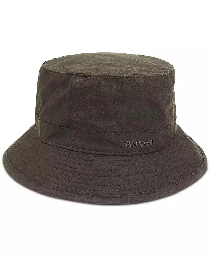 Barbour Men's Waxed Cotton Bucket Hat 3